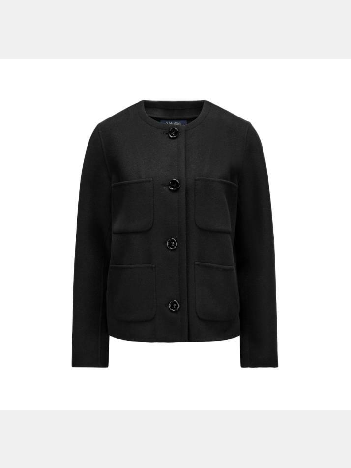 [막스마라] 25FW 레지나 REGINA 숏 카라 울 자켓 블랙 2529046013 013