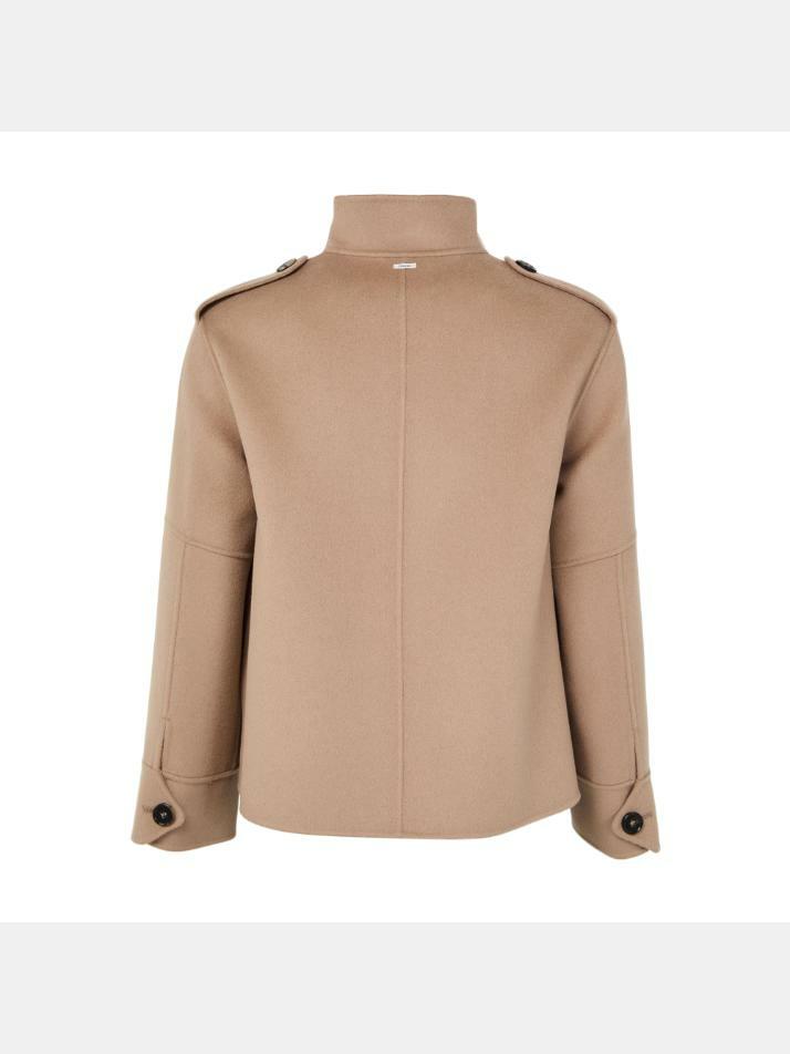 [막스마라] 25FW 프리 FREE 견장 울 드랩 자켓 샌드 2529046043 094