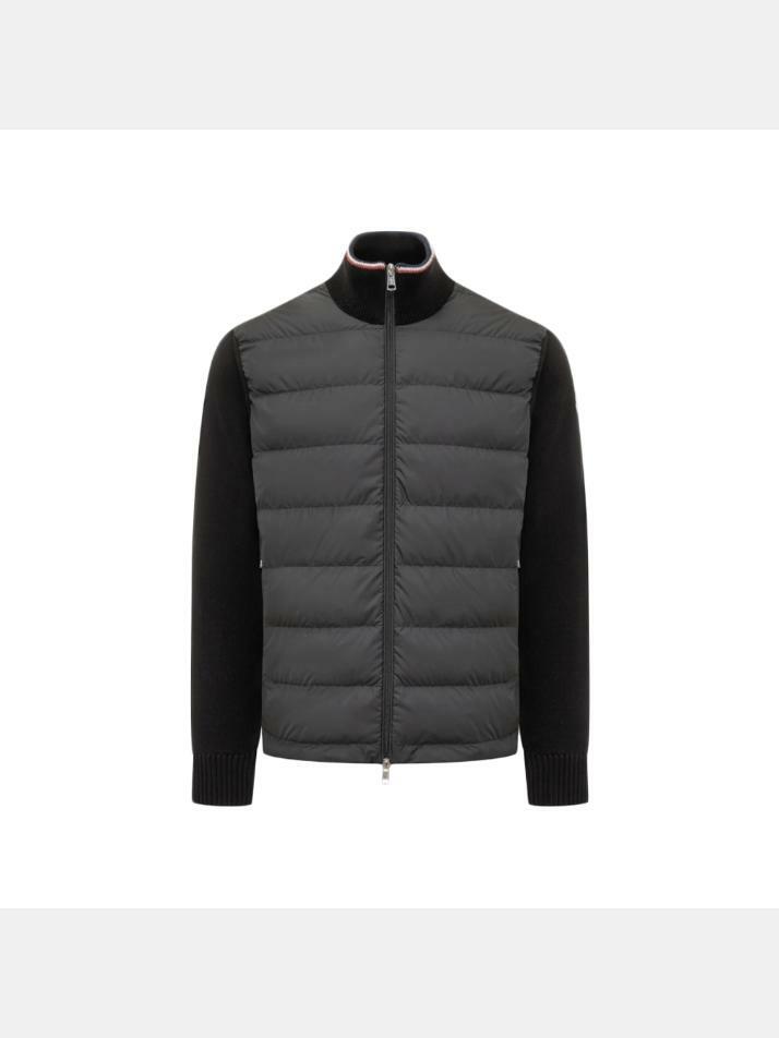 [몽클레어] 25FW 로고 패치 집업 경량패딩 블랙 9B000 03 M1367 999