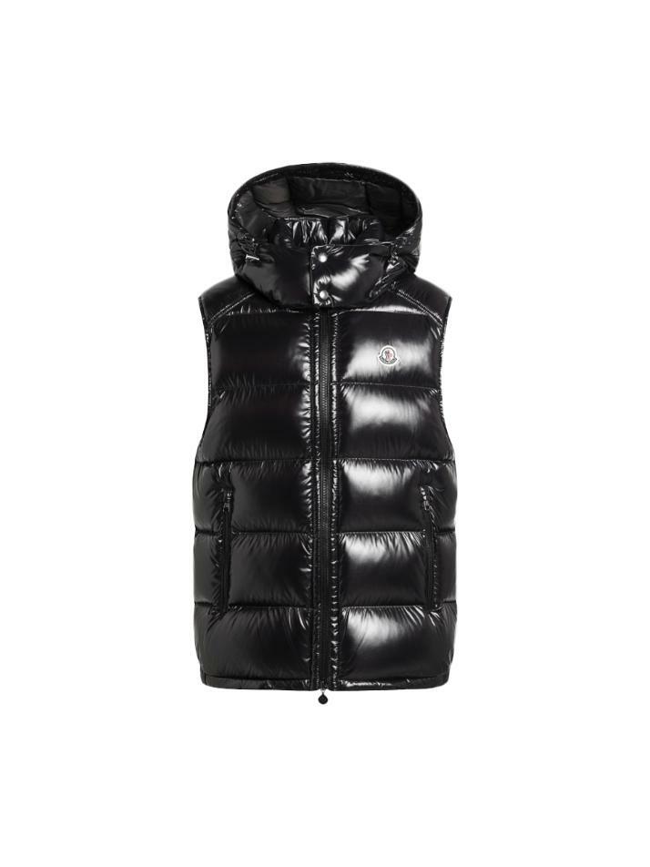 [몽클레어] 25FW 보르메스 BORMES 로고 패치 패딩 조끼 블랙 1A001 16 68950 999