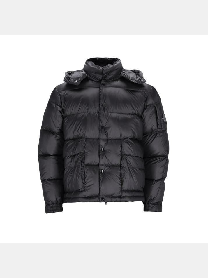 [CP 컴퍼니] 25FW 렌즈 와펜 DD 쉘 패딩 자켓 블랙 19CMOW191A 110416A 999