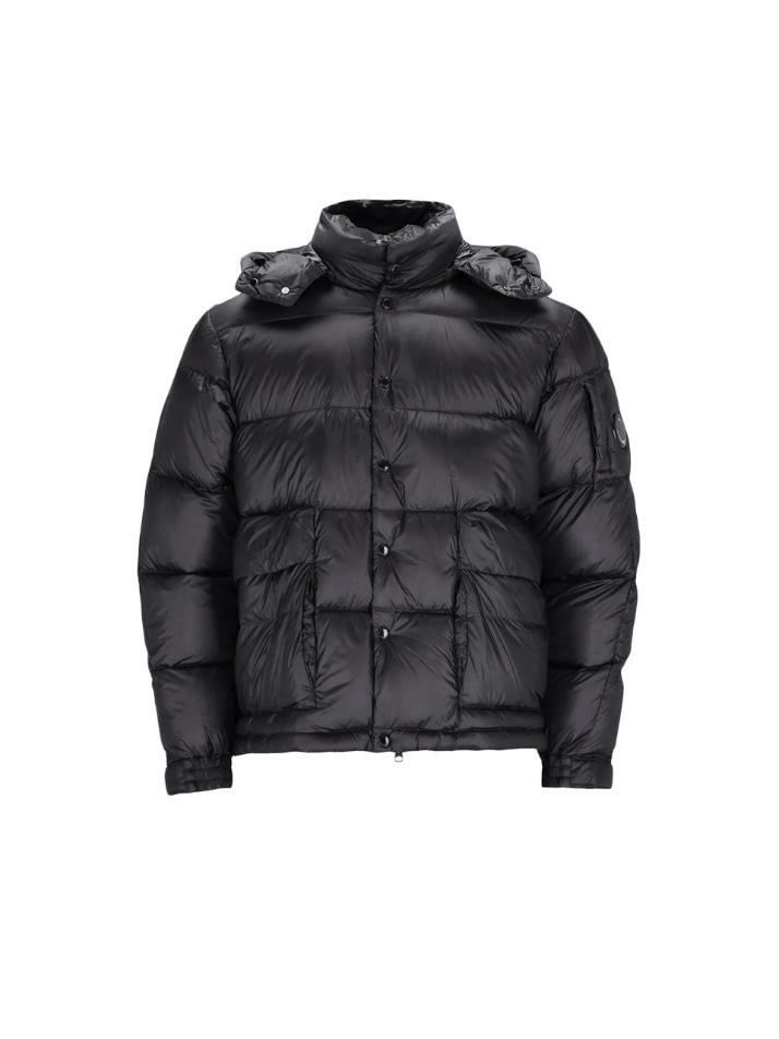 [CP 컴퍼니] 25FW 렌즈 와펜 DD 쉘 패딩 자켓 블랙 19CMOW191A 110416A 999