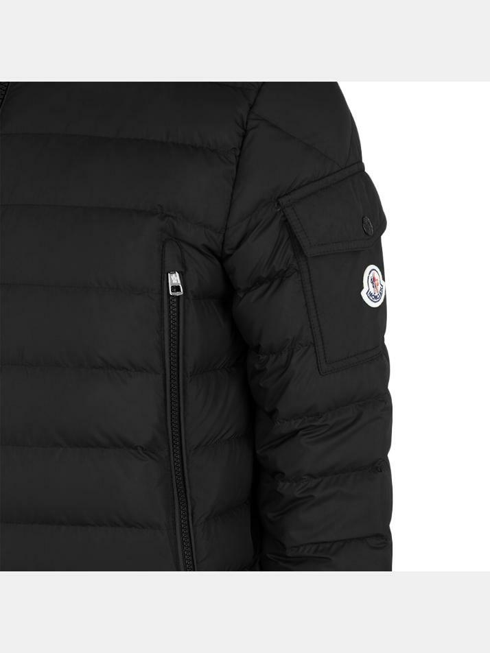 [몽클레어] 25FW 갈리온 GALION 로고 패치 패딩자켓 블랙 1A001 22 549SK 999