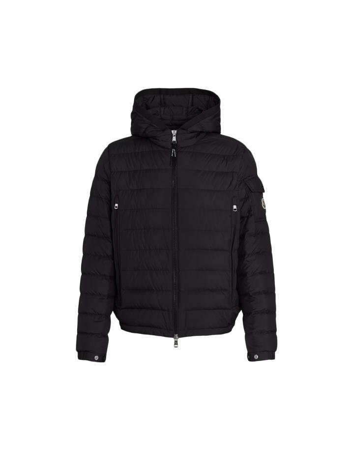 [몽클레어] 25FW 갈리온 GALION 로고 패치 패딩자켓 블랙 1A001 22 549SK 999