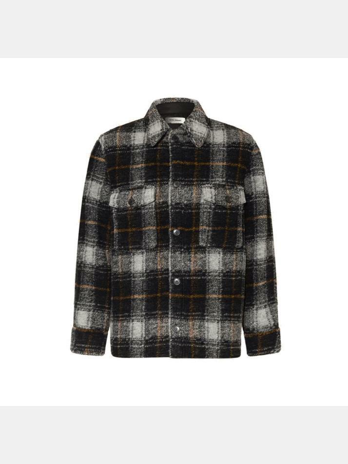 [이자벨마랑] 14주년 KERVONT 체크 셔츠자켓 차콜 VE1839 22A011H 02AN