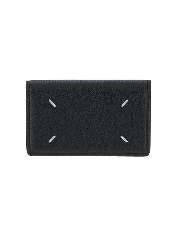 [메종 마르지엘라] 25FW 시그니처 스티치 폴드 카드지갑 블랙 SA3VX0005 P4745 T8013