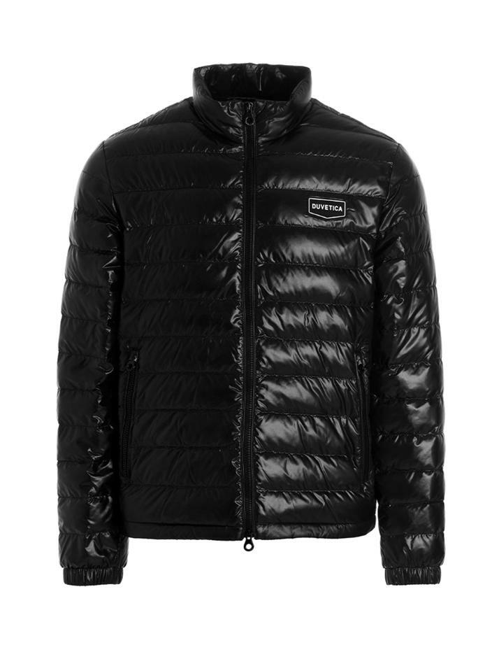[듀베티카] 25FW PAVISO 로고 패치 패딩 자켓 블랙 VUDJ91331K0001 BKS