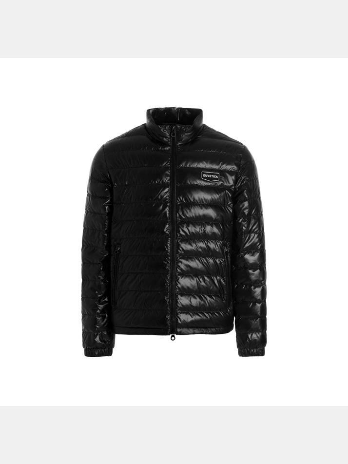 [듀베티카] 25FW PAVISO 로고 패치 패딩 자켓 블랙 VUDJ91331K0001 BKS