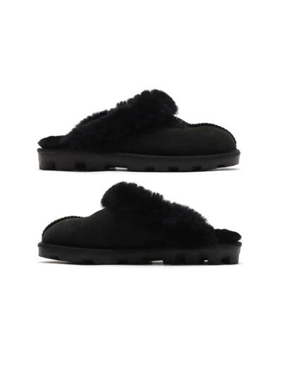 [어그] 25FW 코케트 퍼 뮬 슬리퍼 블랙 5125 BLK