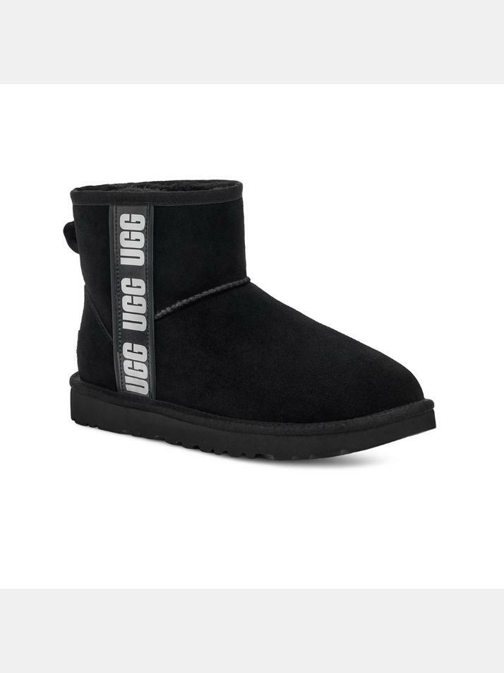 [어그] 25FW 클래식 미니 사이드 로고 ll 부츠 블랙 1134962 BLK