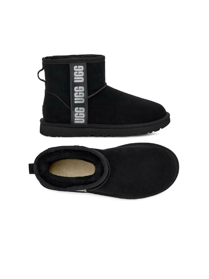 [어그] 25FW 클래식 미니 사이드 로고 ll 부츠 블랙 1134962 BLK