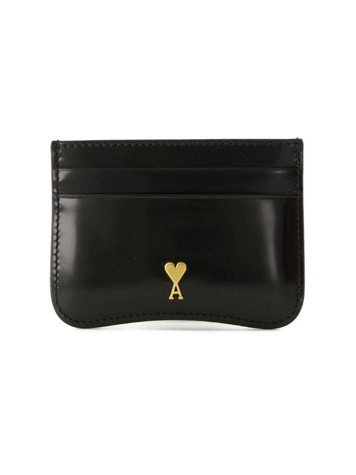 [아미] 25FW 하트 로고 카드지갑 블랙 USL706 AL0139 001