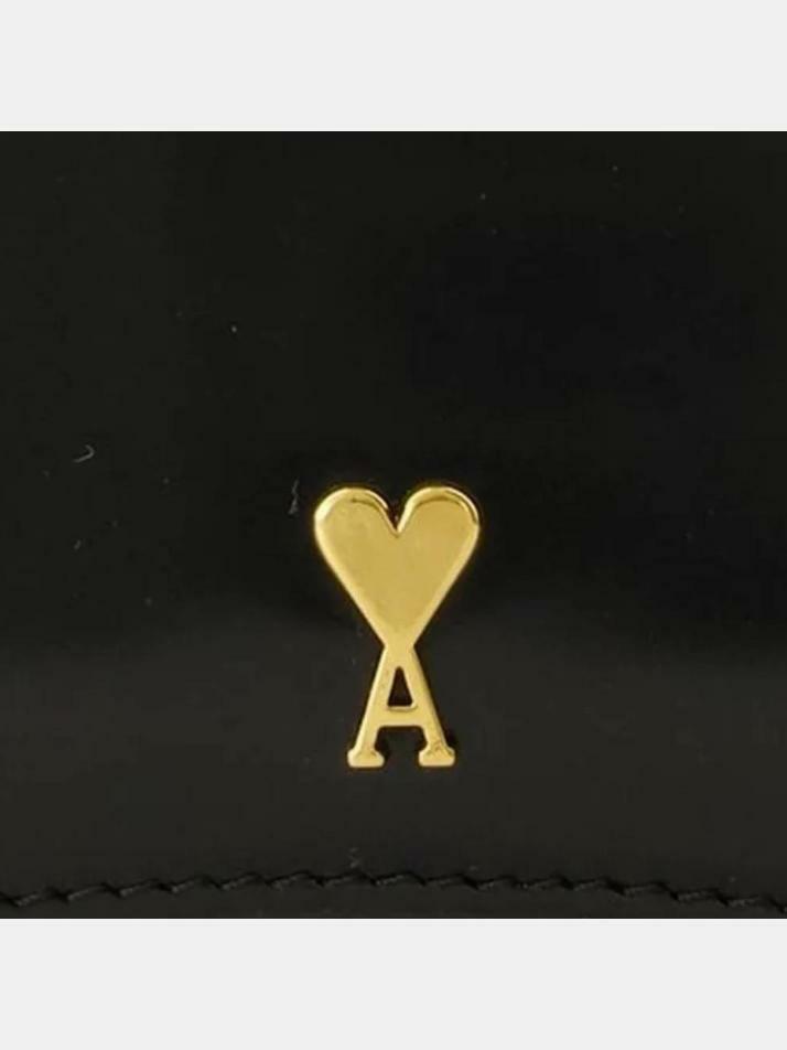 [아미] 25FW 하트 로고 카드지갑 블랙 USL706 AL0139 001