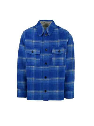 [이자벨마랑] 14주년 게르본 셔츠 재킷 블루 VE0053HA A1D21H 30EB