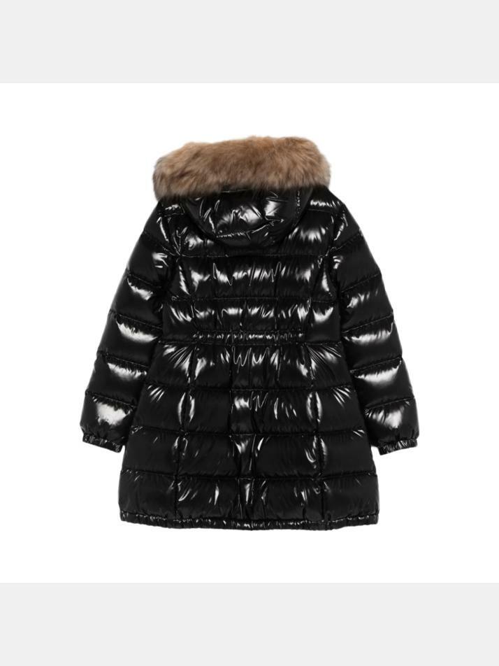 [몽클레어] 키즈 여성 아루나 ARUNA 시어링 후드 패딩 블랙 1C000 16 597Z8 99M