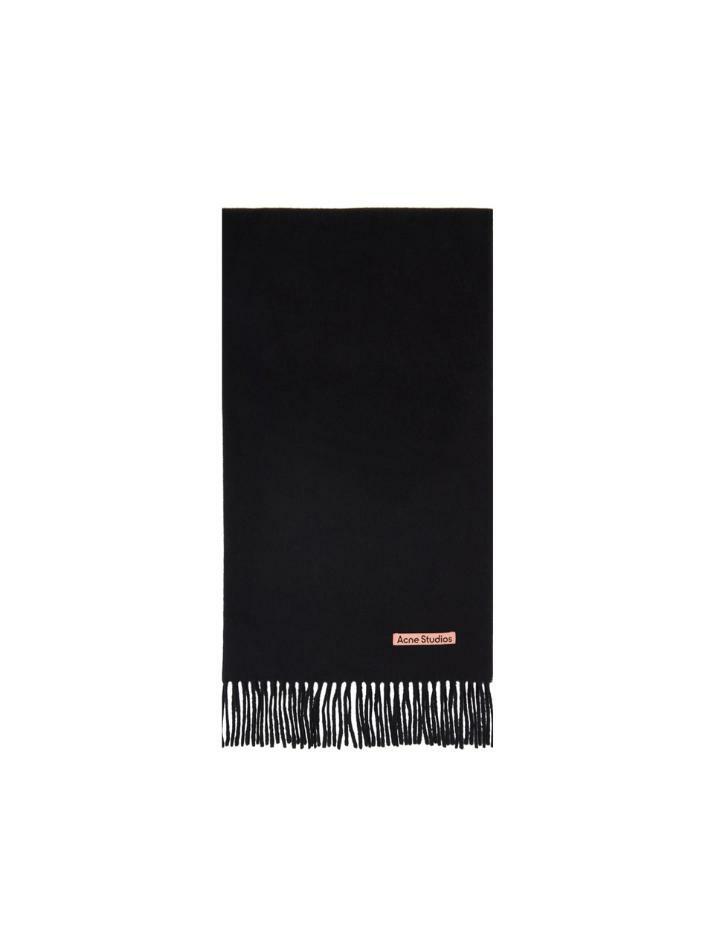 [아크네스튜디오] 25FW FN-UX 울 머플러 블랙 CA0209 900