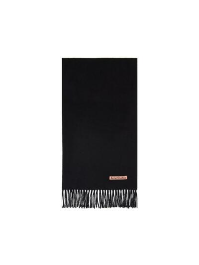 [아크네스튜디오] 25FW FN-UX 울 머플러 블랙 CA0209 900