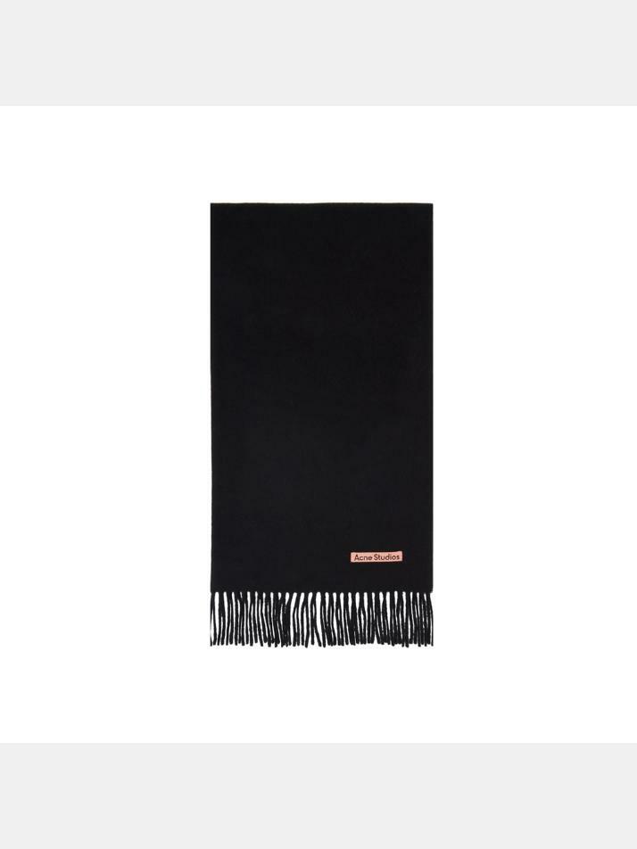 [아크네스튜디오] 25FW FN-UX 울 머플러 블랙 CA0209 900