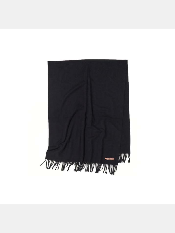 [아크네스튜디오] 25FW FN-UX 울 머플러 블랙 CA0209 900