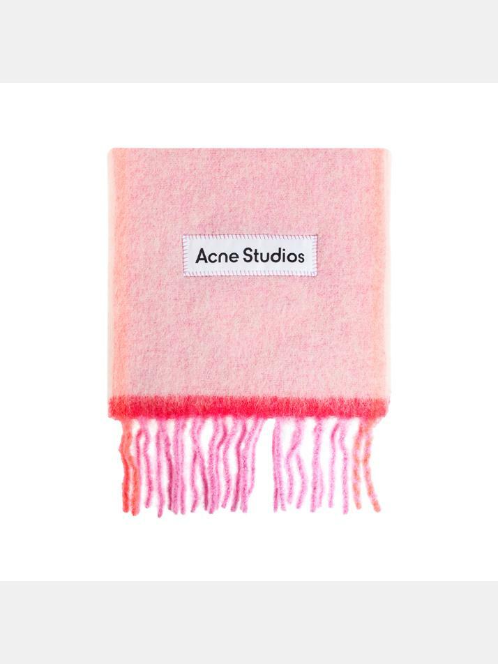 [아크네스튜디오] 25FW FN-UX 울 머플러 핑크 CA0290 415