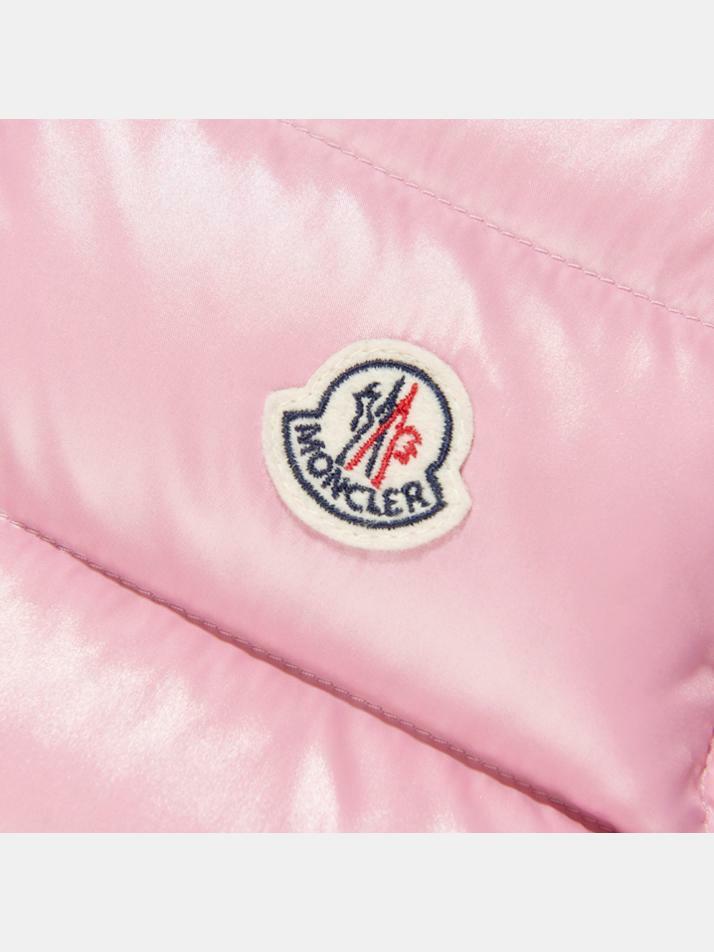 [몽클레어] 24FW 키즈 ANIA 로고 패치 패딩자켓 핑크 1A000 81 68950 523