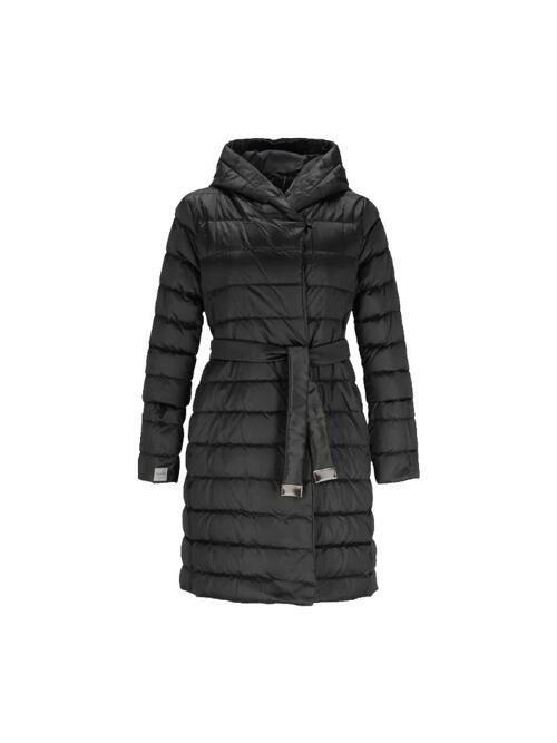 [막스마라] 25FW 노베프 NOVEF 리버시블 후드 벨티드 패딩자켓 블랙 2529496055 003