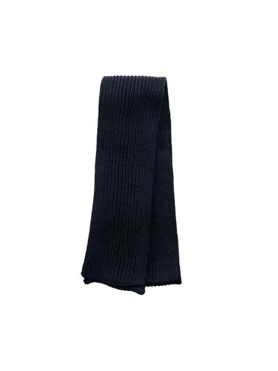 [안데르센 안데르센] 25FW 골지 울 숏 머플러 SHORT SCARF NAVYBLUE