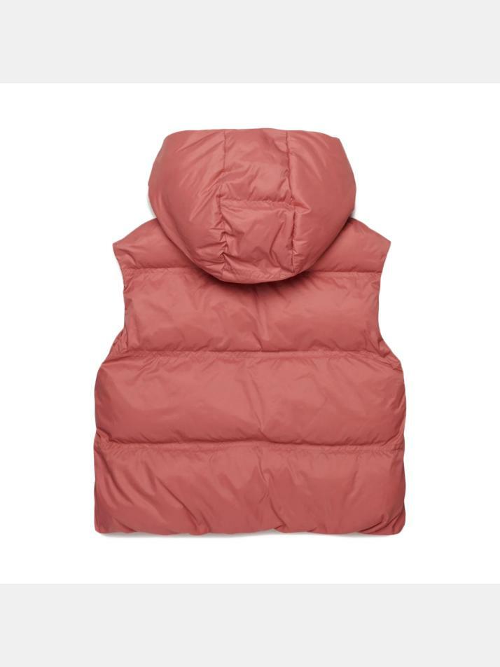 [마르니] 키즈 후드 패딩 조끼 모브핑크 M01539 M00LY 0M350