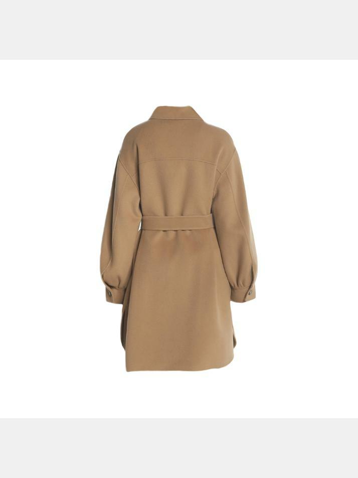 [막스마라] 14주년 파리새오 FARISEO 울 벨트 코트 카멜 50160129 016