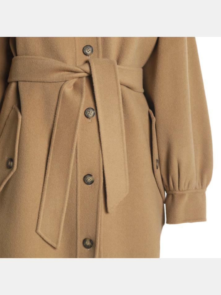 [막스마라] 14주년 파리새오 FARISEO 울 벨트 코트 카멜 50160129 016