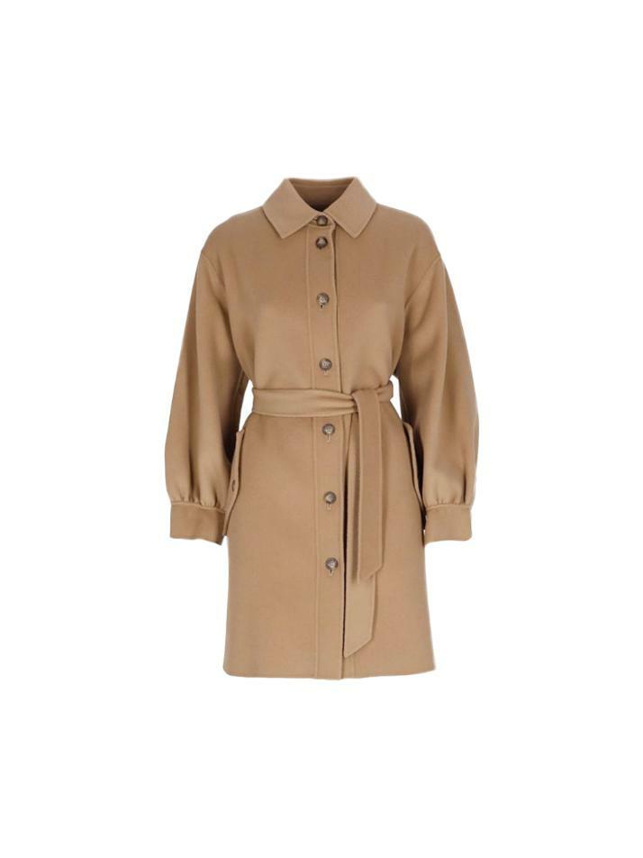 [막스마라] 14주년 파리새오 FARISEO 울 벨트 코트 카멜 50160129 016