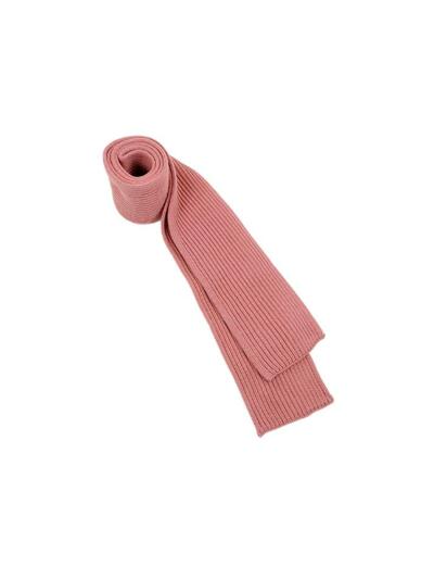 [안데르센 안데르센] 25FW 골지 울 숏 머플러 로즈 핑크 SHORT SCARF LYSEROD