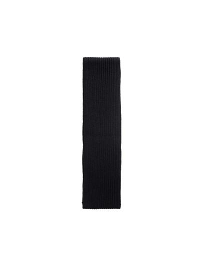 [안데르센 안데르센] 25FW 골지 울 숏 머플러 블랙 SHORT SCARF BLACK