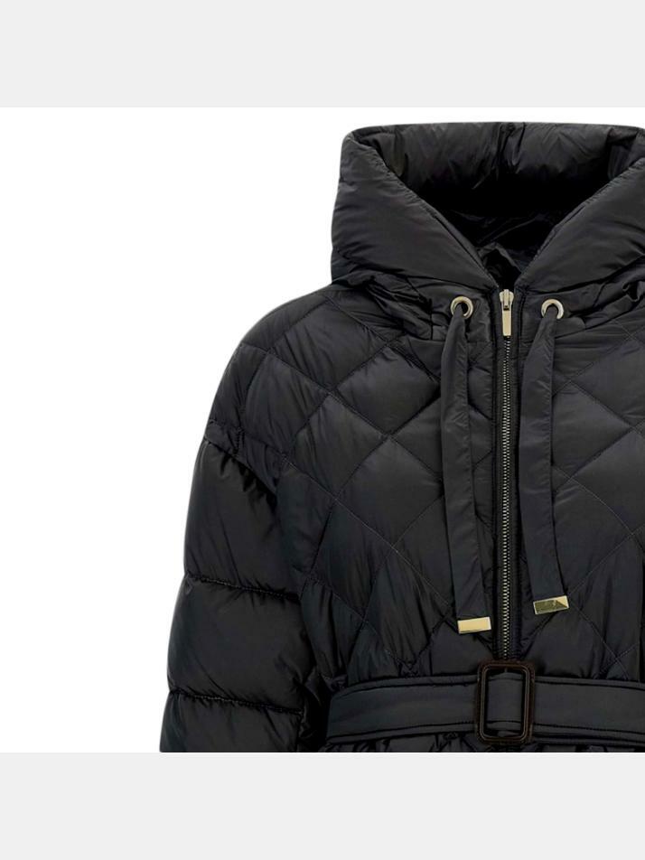 [막스마라] 25FW 트레파르 TREPAR 퀄팅 사이드슬릿 롱 패딩 자켓 블랙 2529496075 002