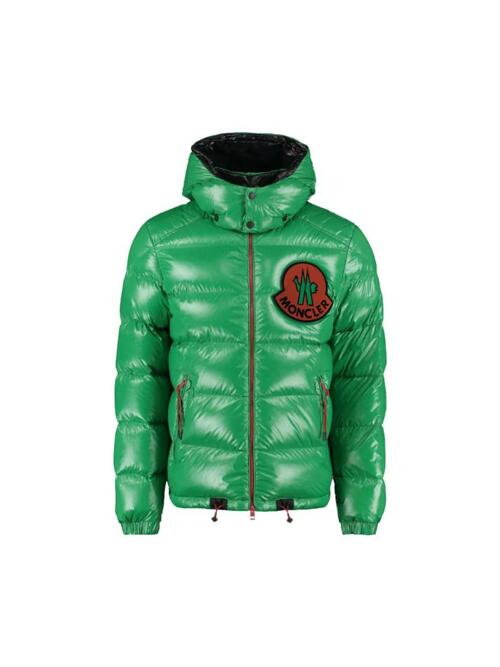[몽클레어] 14주년 헤기 HAGGI 지니어스 로고 패딩 자켓 그린 1A000 14 M1603 859