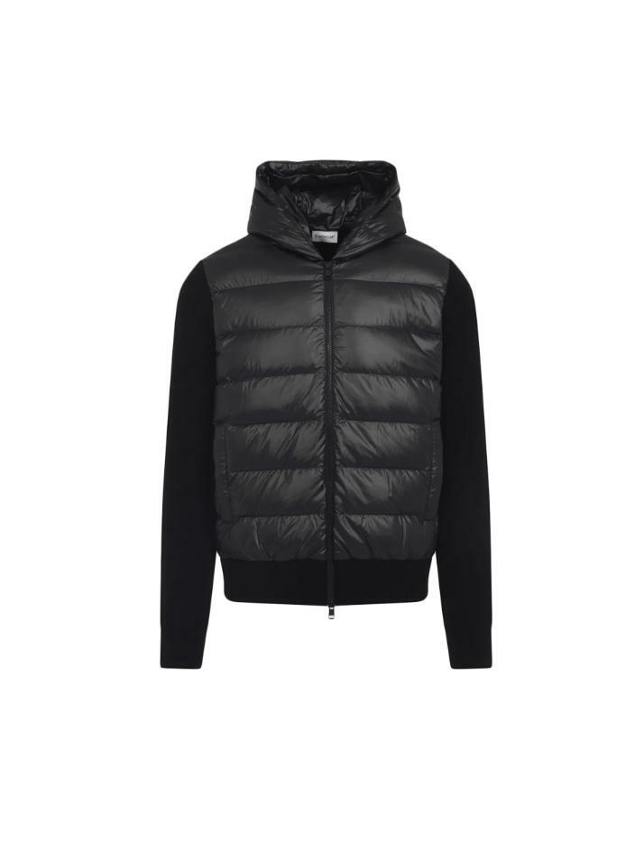 [몽클레어] 25FW 로고 패치 울 믹스 패딩자켓 블랙 9B000 41 M1131 999