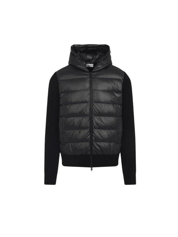 [몽클레어] 25FW 로고 패치 울 믹스 패딩자켓 블랙 9B000 41 M1131 999