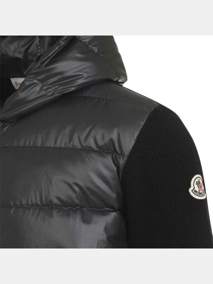 [몽클레어] 25FW 로고 패치 울 믹스 패딩자켓 블랙 9B000 41 M1131 999