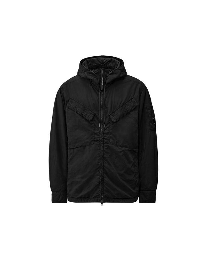 [CP 컴퍼니] 25FW 렌즈 와펜 크롬 R 후드 자켓 블랙 19CMOS084A 005904G 999