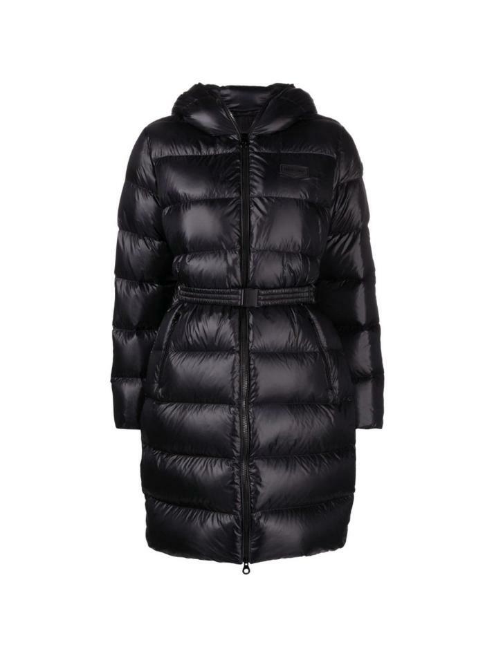 [듀베티카] 추 CHOO 로고 패딩자켓 블랙 VDDJ35635K0001 BKS