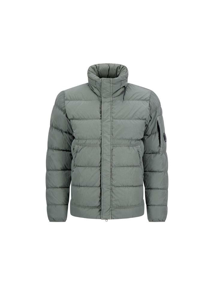 [CP 컴퍼니] 25FW 크롬 R 렌즈 와펜 패딩자켓 그레이 19CMOW012A 005904G 921