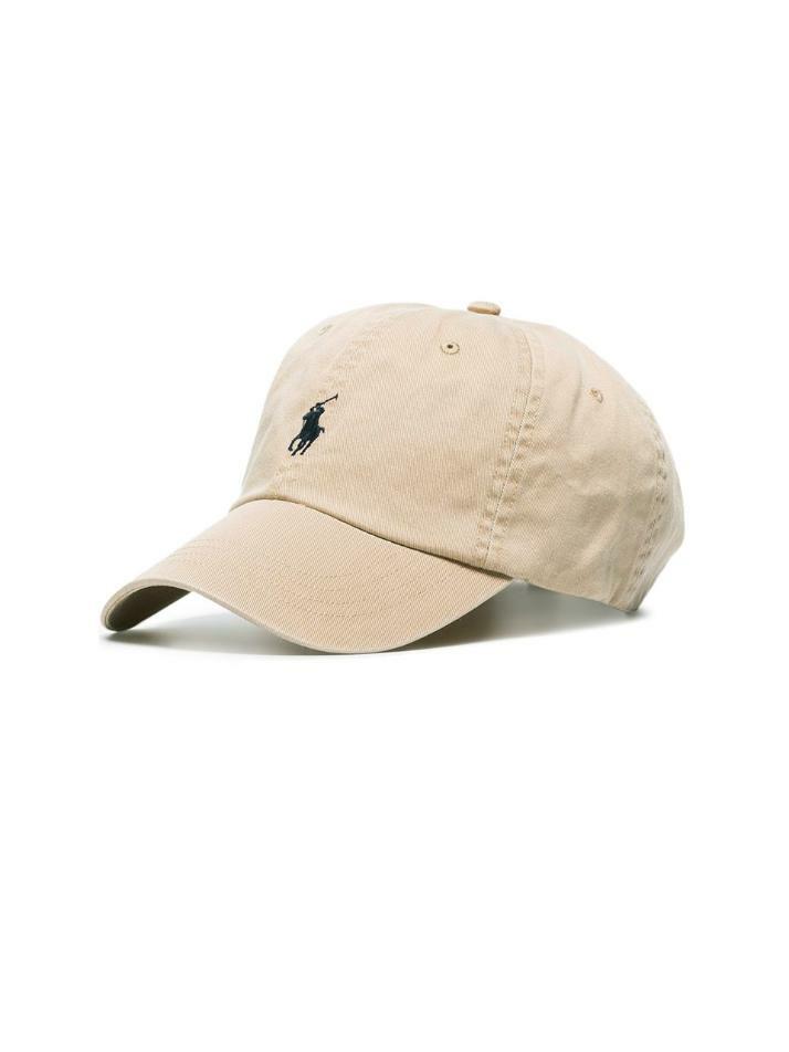 [랄프로렌] 26SS 포니 로고 자수 캡모자 베이지 211912843 023