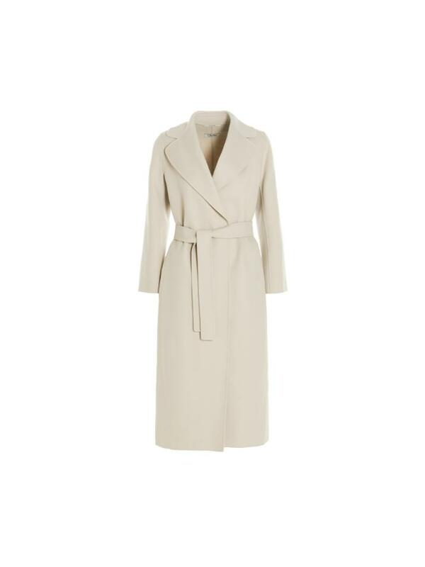 [막스마라] 25FW 폴도 POLDO 벨티드 롱 울 코트 에크루 2529016043 031