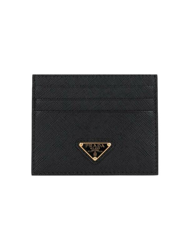 [프라다] 26SS 삼각 로고 사피아노 카드지갑 블랙 1MC025 QHH F0002