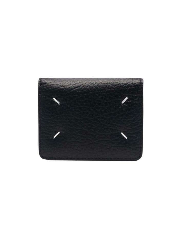 [메종 마르지엘라] 26SS 스티치 키링 카드지갑 블랙 S56UI0128 P4455 T8013