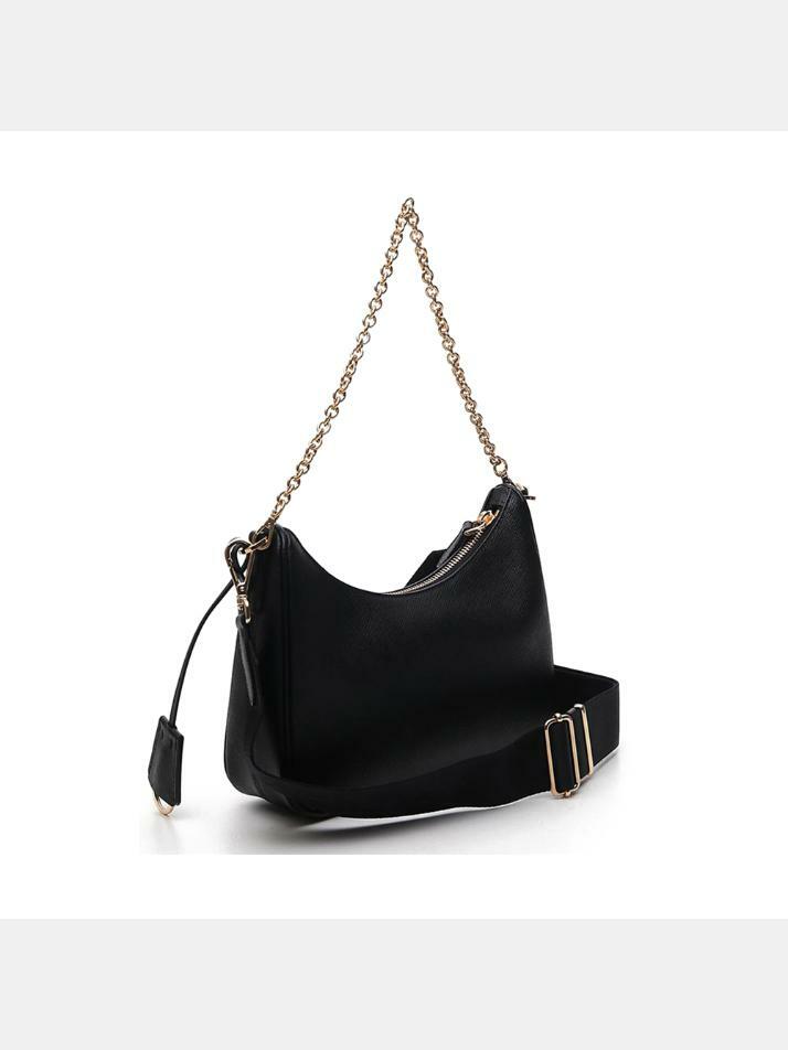 [프라다] 26SS 사피아노 리에디션 2005 숄더/크로스백 블랙 1BH204 NZV F0632