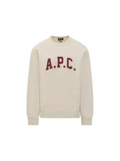 [아페쎄] 25FW 마팔다 MAFALDA 기모 맨투맨 아이보리 COHBR F37009 APG