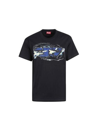 [디젤] 26SS T-NORM-T11 로고 티셔츠 블랙 A19571 0PLAT 9XX