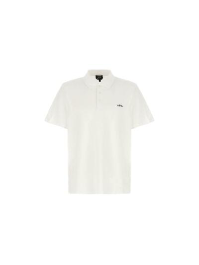 [아페쎄] 26SS 카터 CARTER 로고 폴로 티셔츠 화이트 COGWZ H26342 AAB