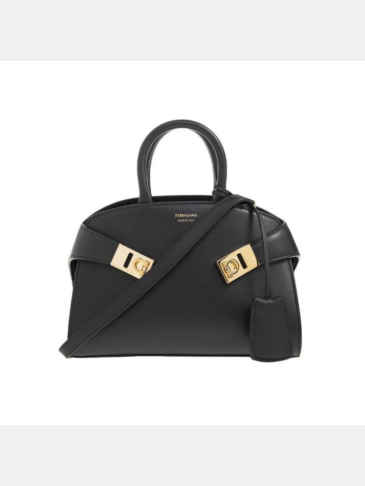 [페라가모] 26SS 허그 미니 토트/숄더백 블랙 21-5975 0768853